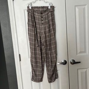 Plaid trouser